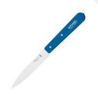 Нож столовый Opinel №112, деревянная рукоять, блистер, нержавеющая сталь, синий